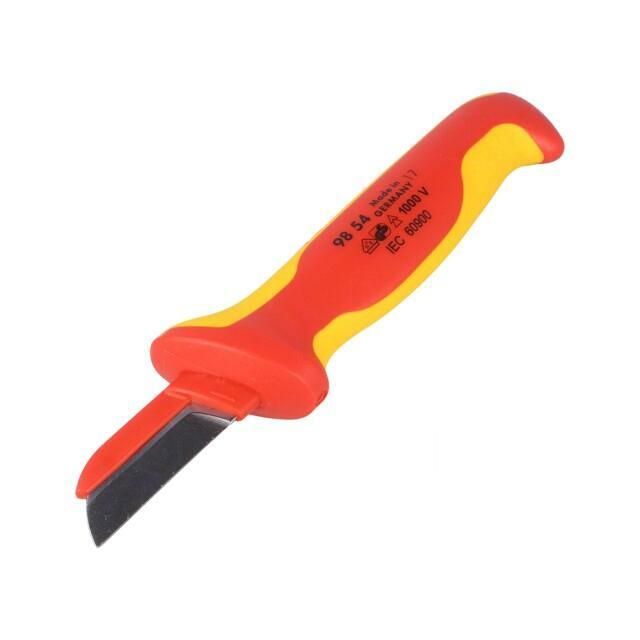 KNIPEX Knife; for cables; Tool length: