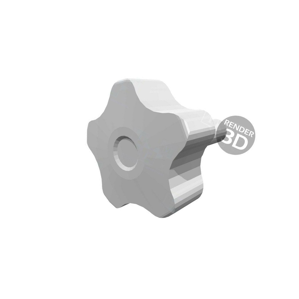 ELESA+GANTER Knob; Ø: 32mm; Ext.thread: