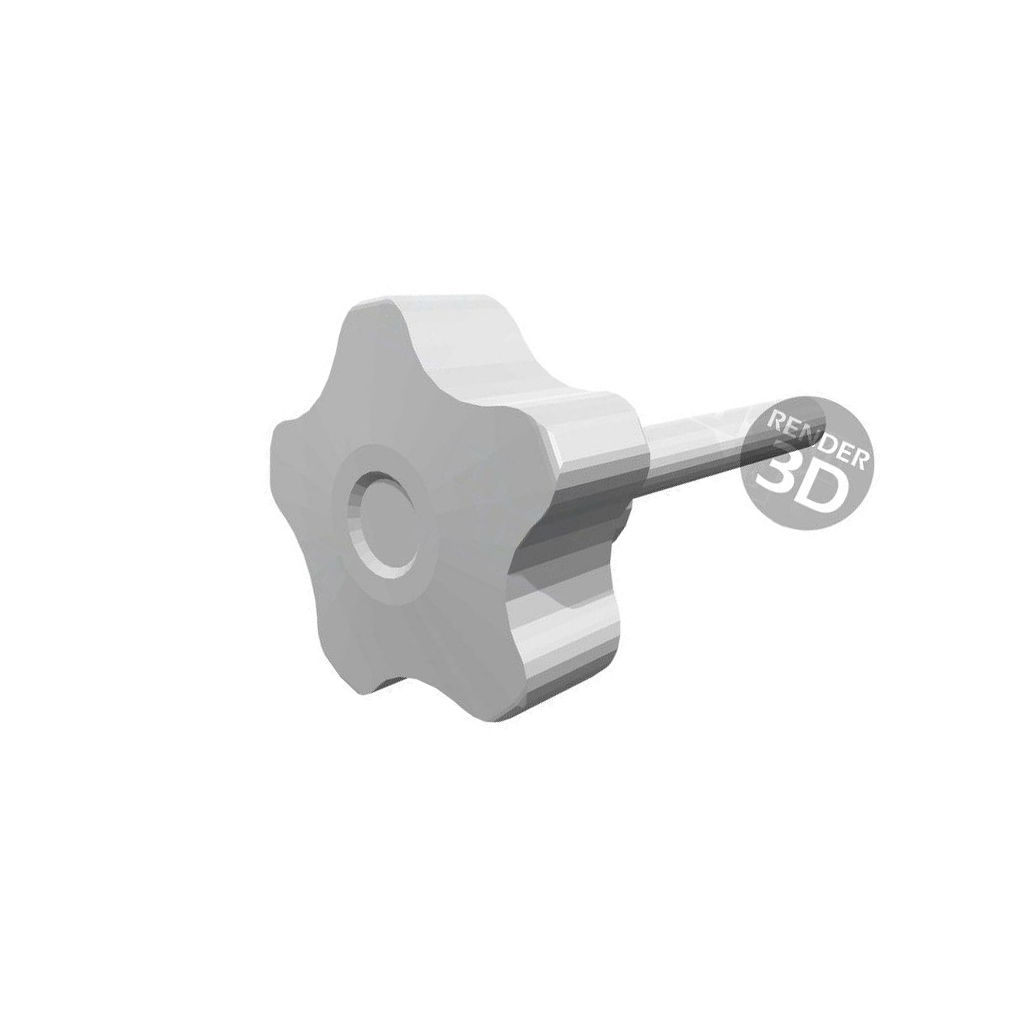 ELESA+GANTER Knob; Ø: 40mm; Ext.thread:
