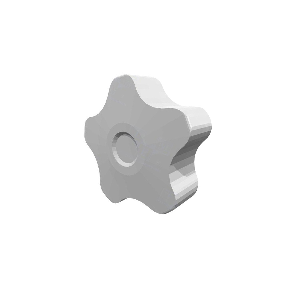 ELESA+GANTER Knob; Ø: 50mm; Ext.thread:
