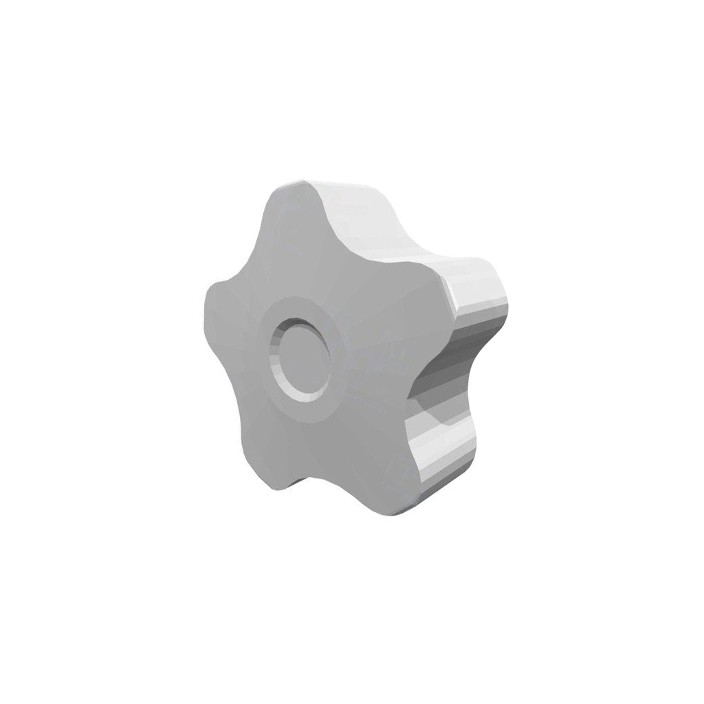 ELESA+GANTER Knob; Ø: 50mm; Ext.thread: