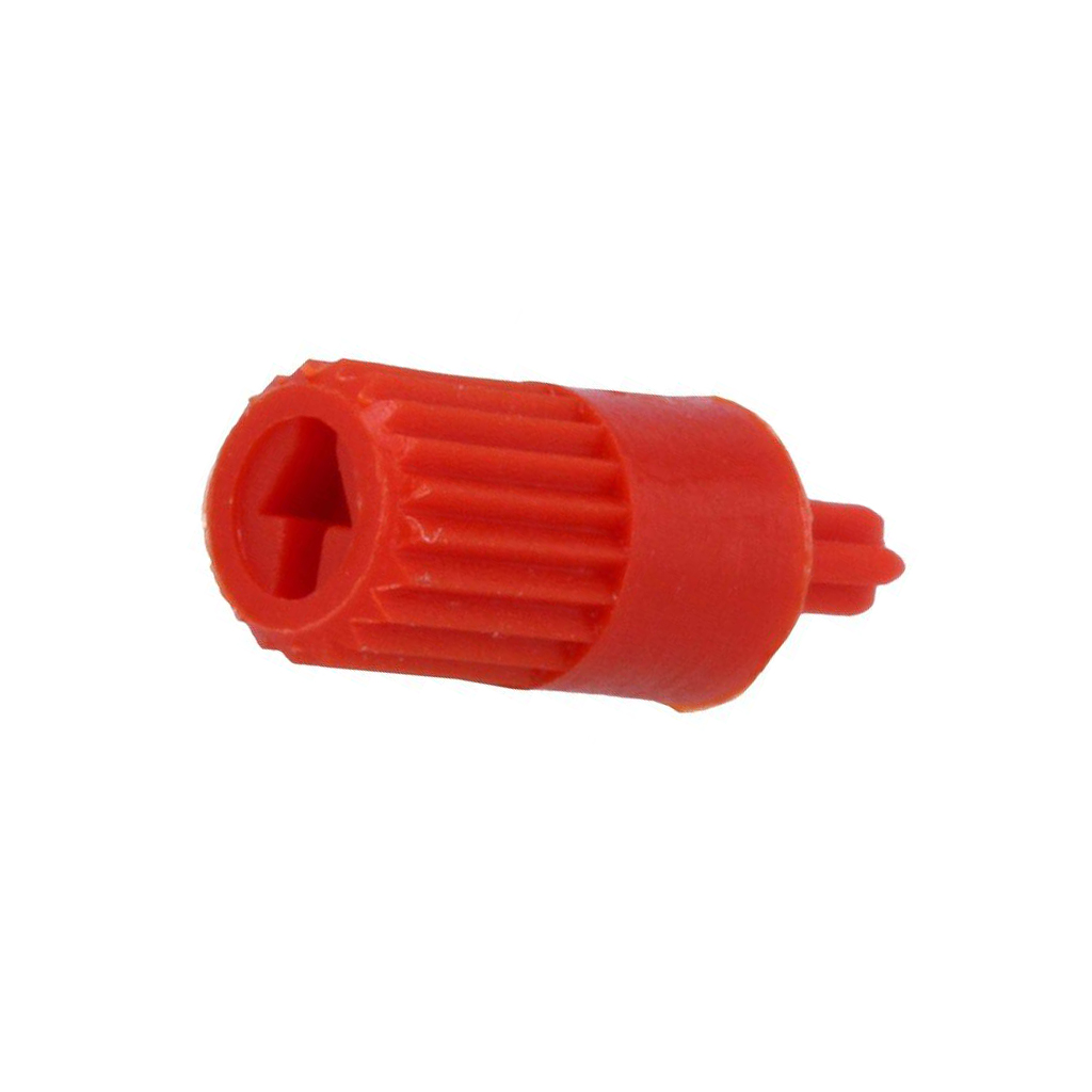 ACP Knob; shaft knob; red; Ø5mm