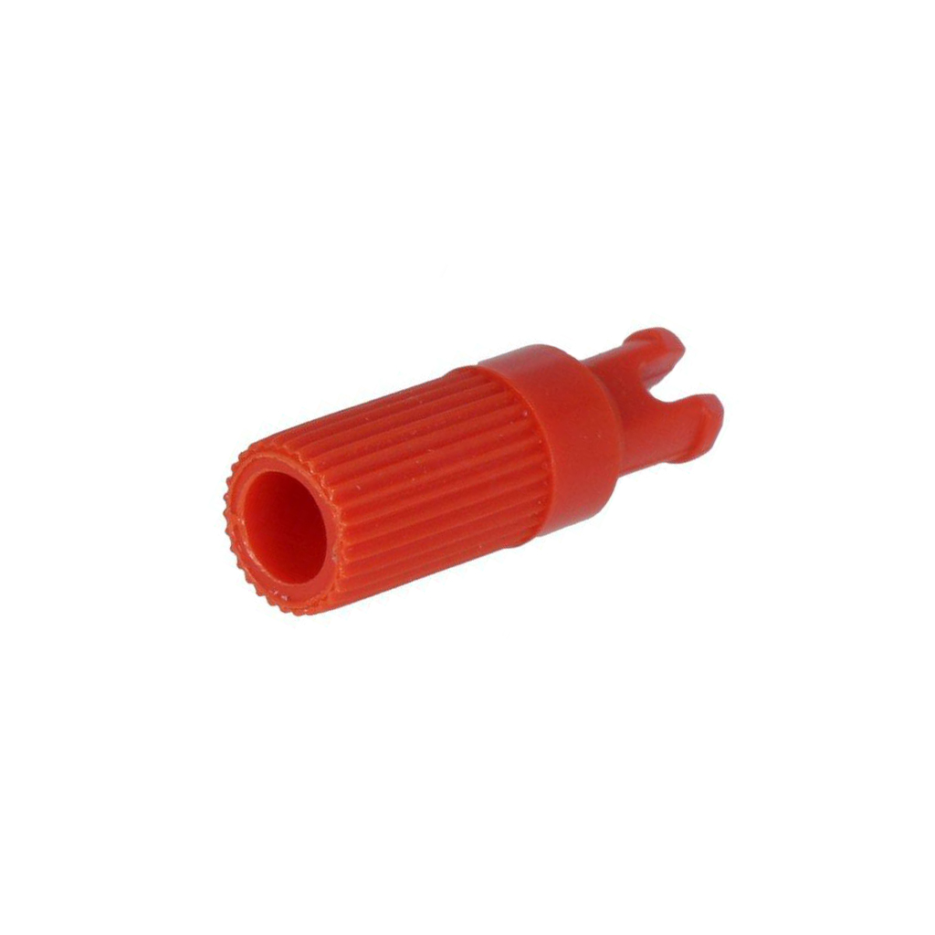PIHER Knob; shaft knob; red; Ø6x12mm