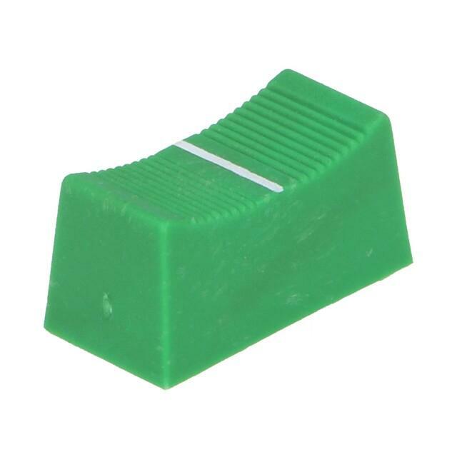 CLIFF Knob; slider; green; 23x11x11mm; Width