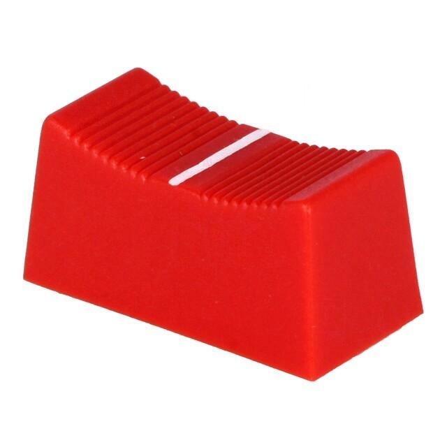 CLIFF Knob; slider; red; 23x11x11mm; Width