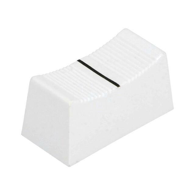 CLIFF Knob; slider; white; 23x11x11mm; Width