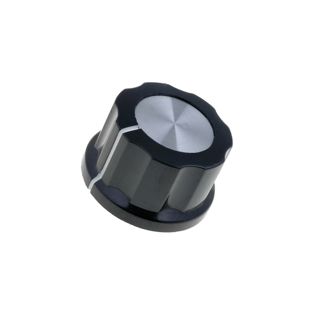 SR PASSIVES Knob; with flange; bakelite