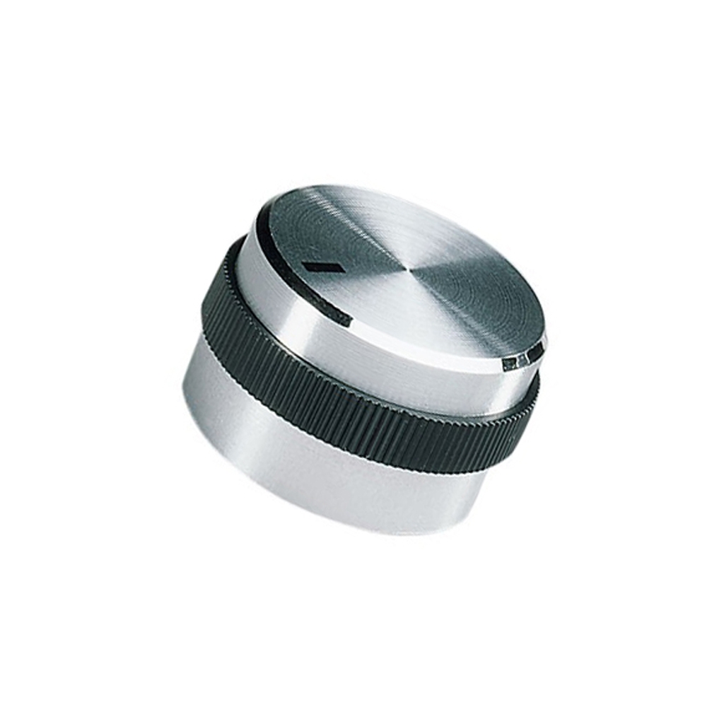 OKW Knob; with pointer; aluminium,plastic