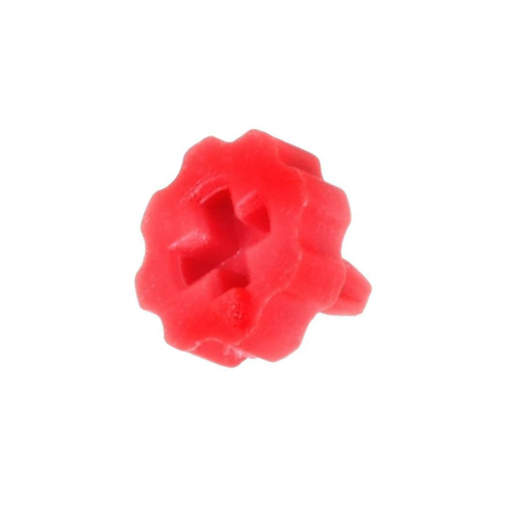 ACP Knob; with pointer; red; Ø6