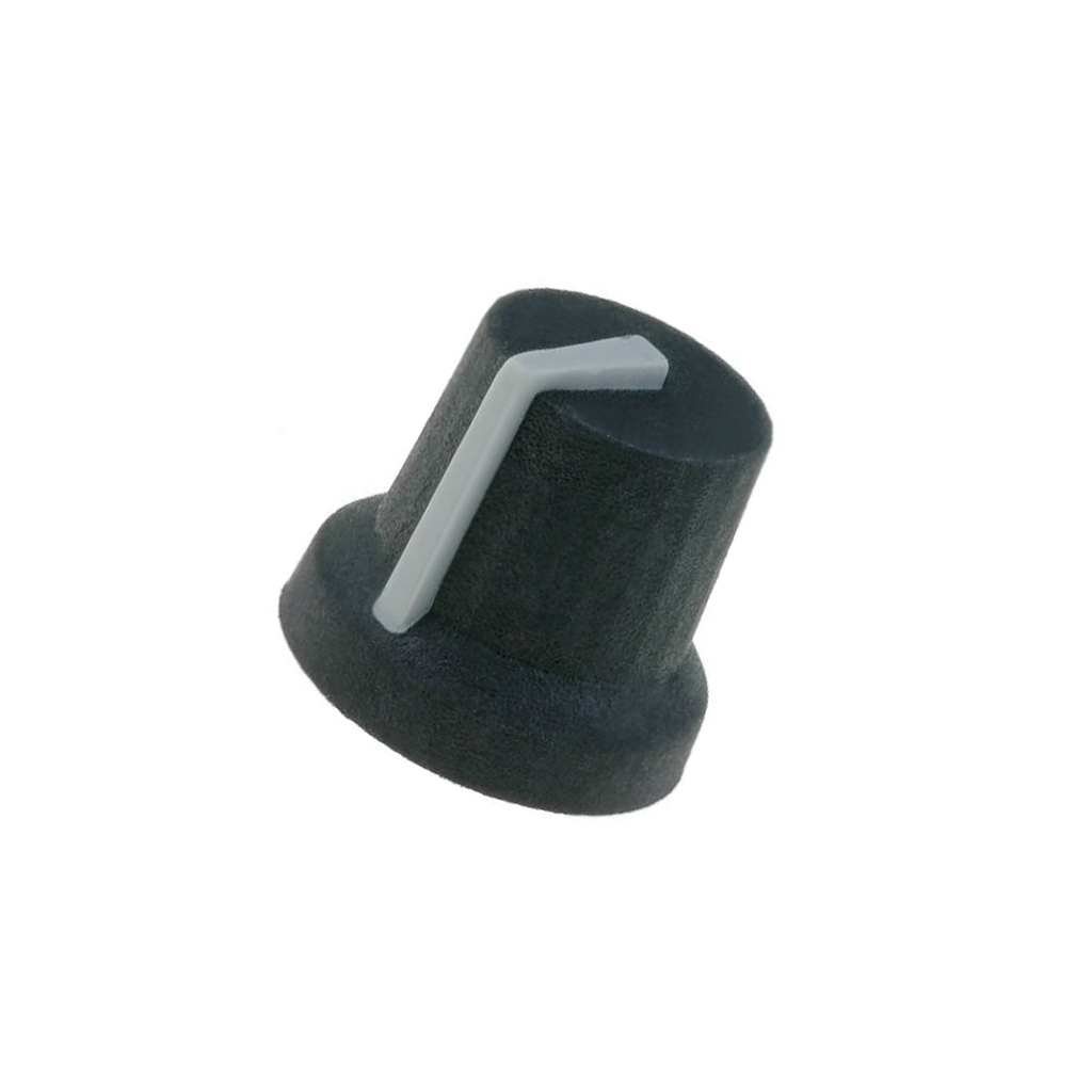 CLIFF Knob; with pointer; rubber,plastic