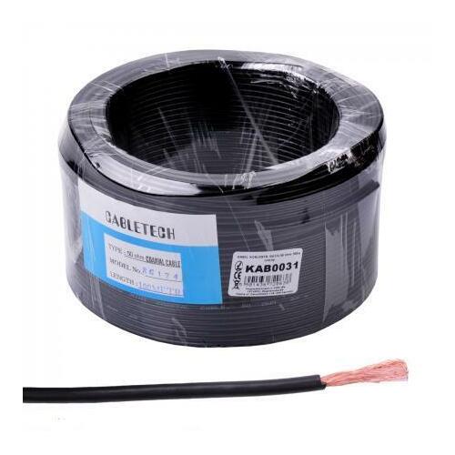 CABLETECH Koaksiālais kabelis RG174/U vara 50