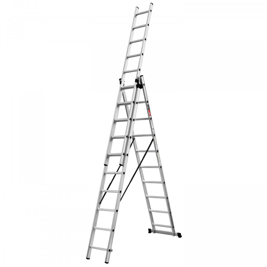 Kombinētās kāpnes EMX 3x10 pakāpieni, 2