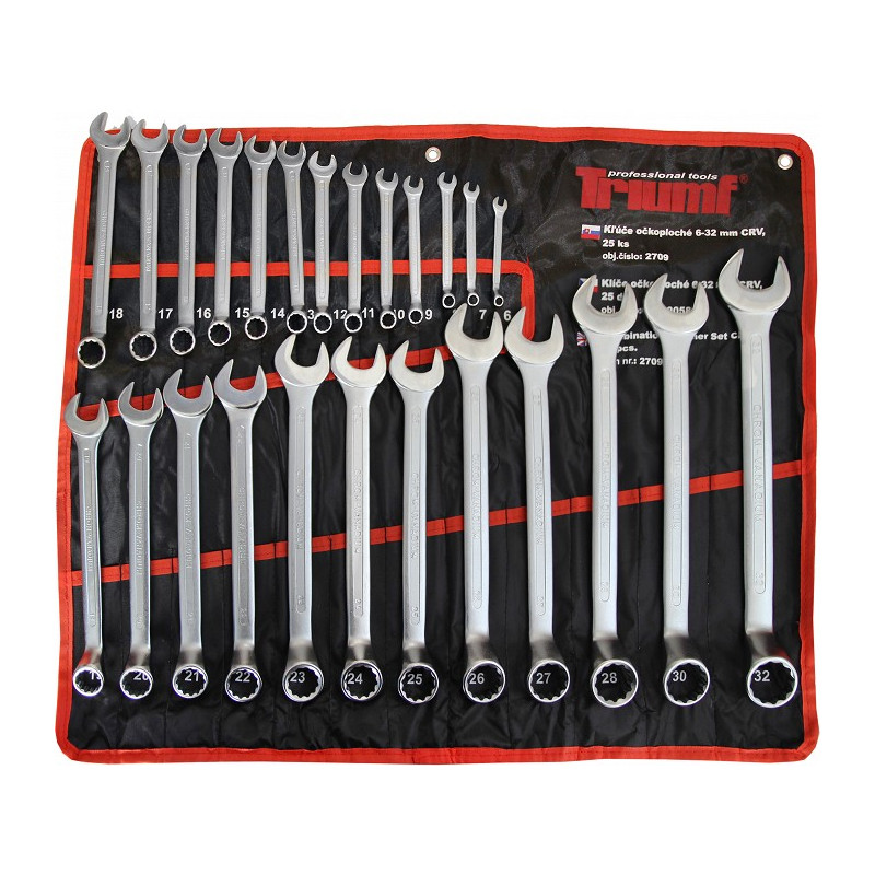 TRIUMF PROFESIONAL TOOLS Kombinēto atslēgu komplekts