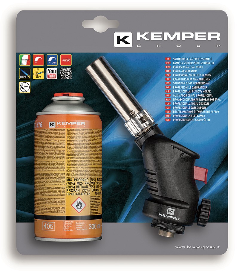 Komplekts KEMPER - deglis ar gāze