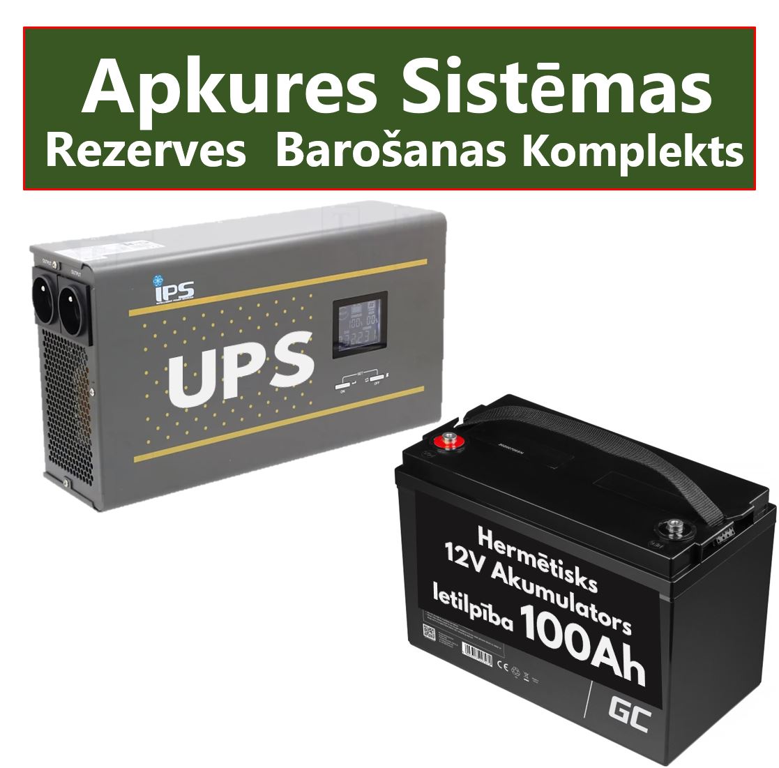 ELECTROBASE ® Komplekts Nepārtrauktās barošanas bloks