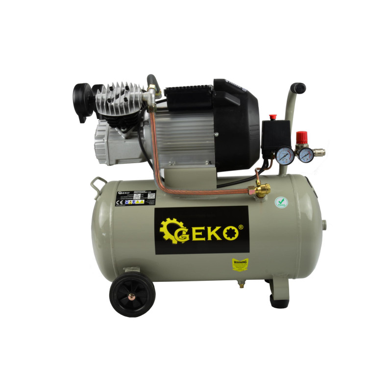 GEKO Kompresors 2 cilindri 50L, 410L