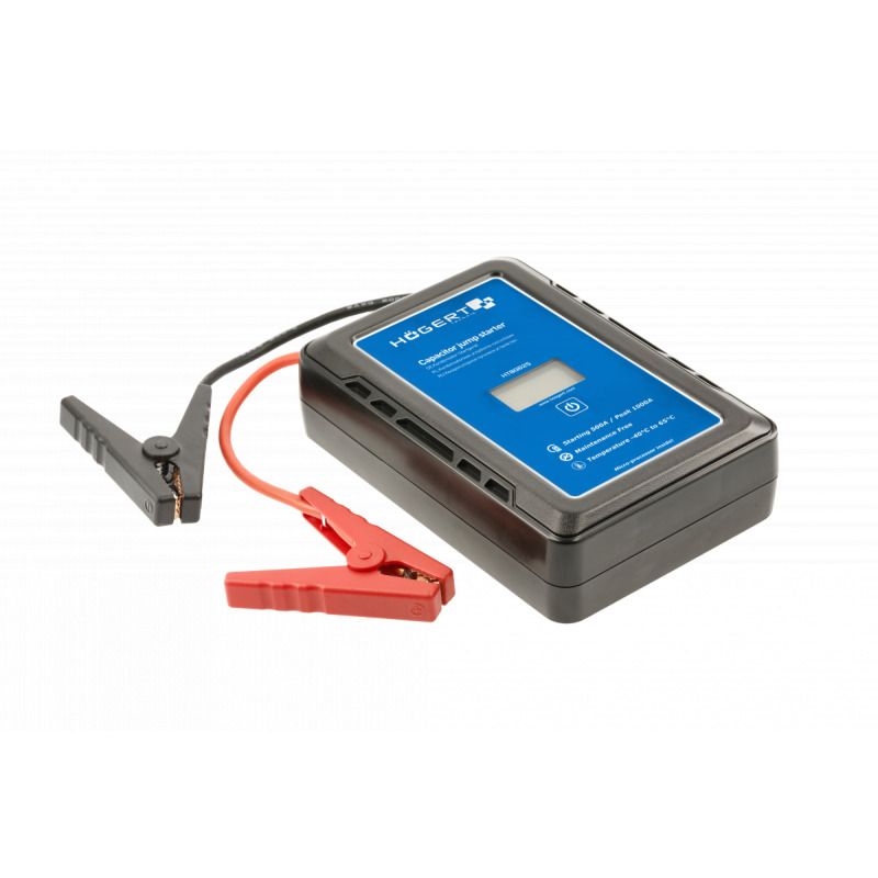 Hogert Kondensatora palīgstarteris 12V 500A, mobilais