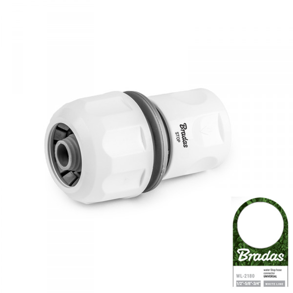 BRADAS Konektors WHITE LINE 1/2", 5/8"