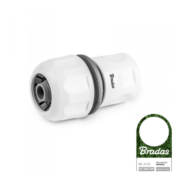 BRADAS Konektors WHITE LINE 1/2", 5/8"
