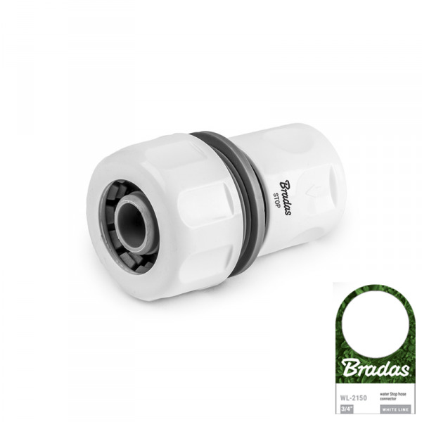 BRADAS Konektors WHITE LINE 3/4" -