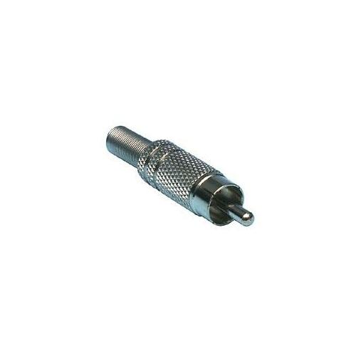 OEM Kontaktdakšiņa RCA metaliska, melna |