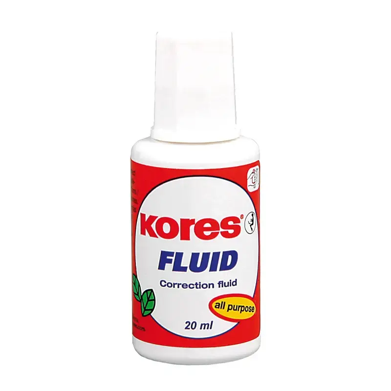 Korekcijas tepe KORES FLUID ar otiņu