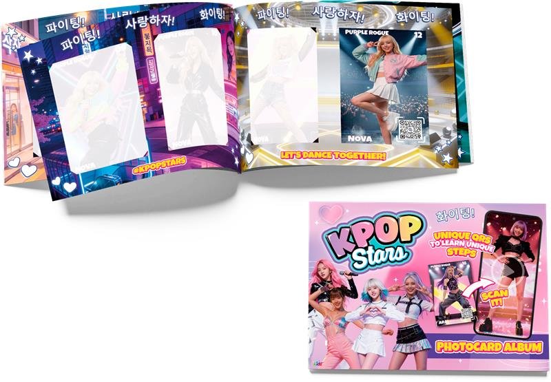 KPOP DEMON HUNTERS Stars kartīšu albums