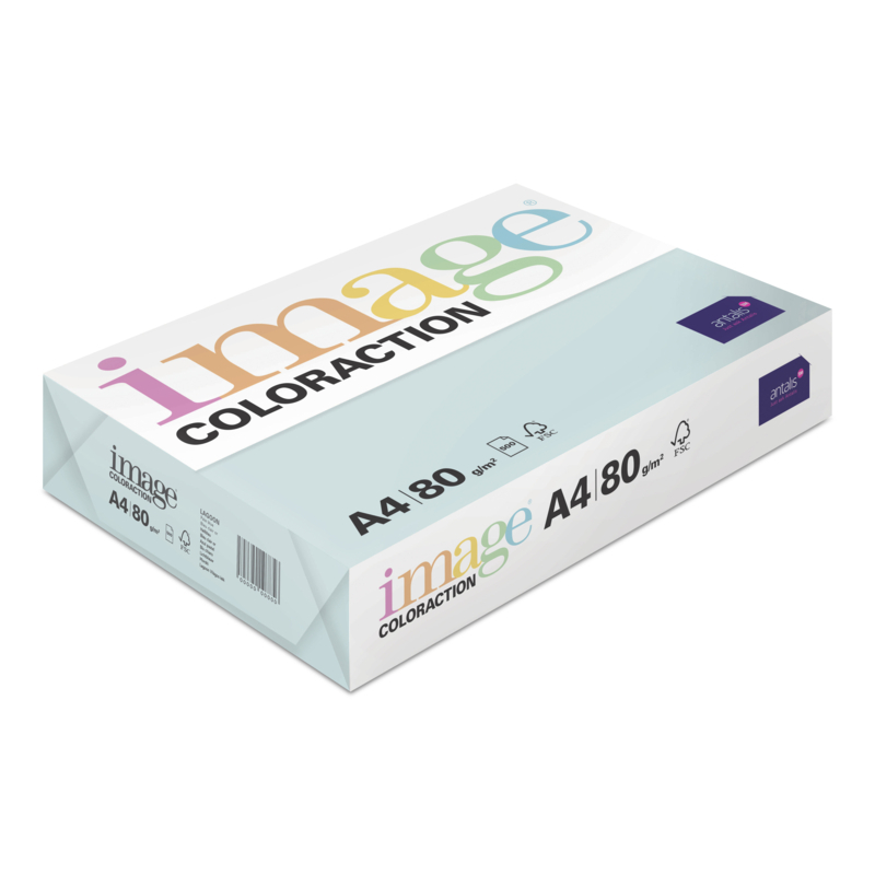 Krāsains papīrs A4, 80g/m2, 500 loksnes