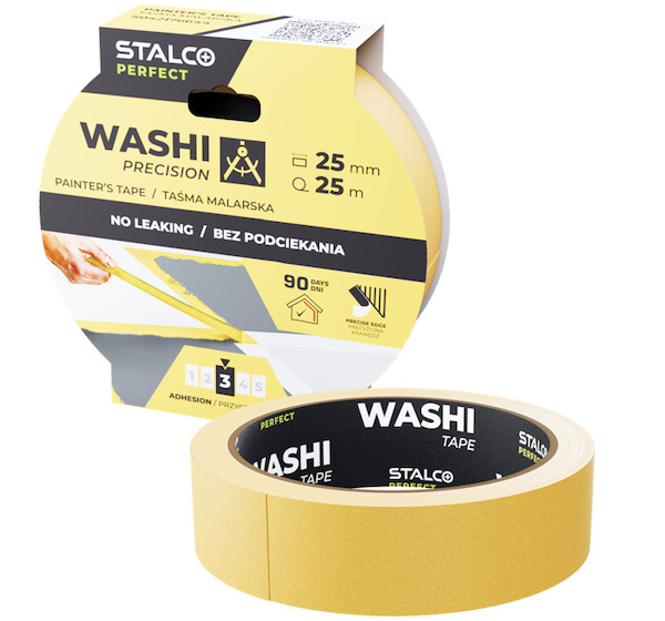 Stalco Perfect Krāsošanas lente WASHI Precision