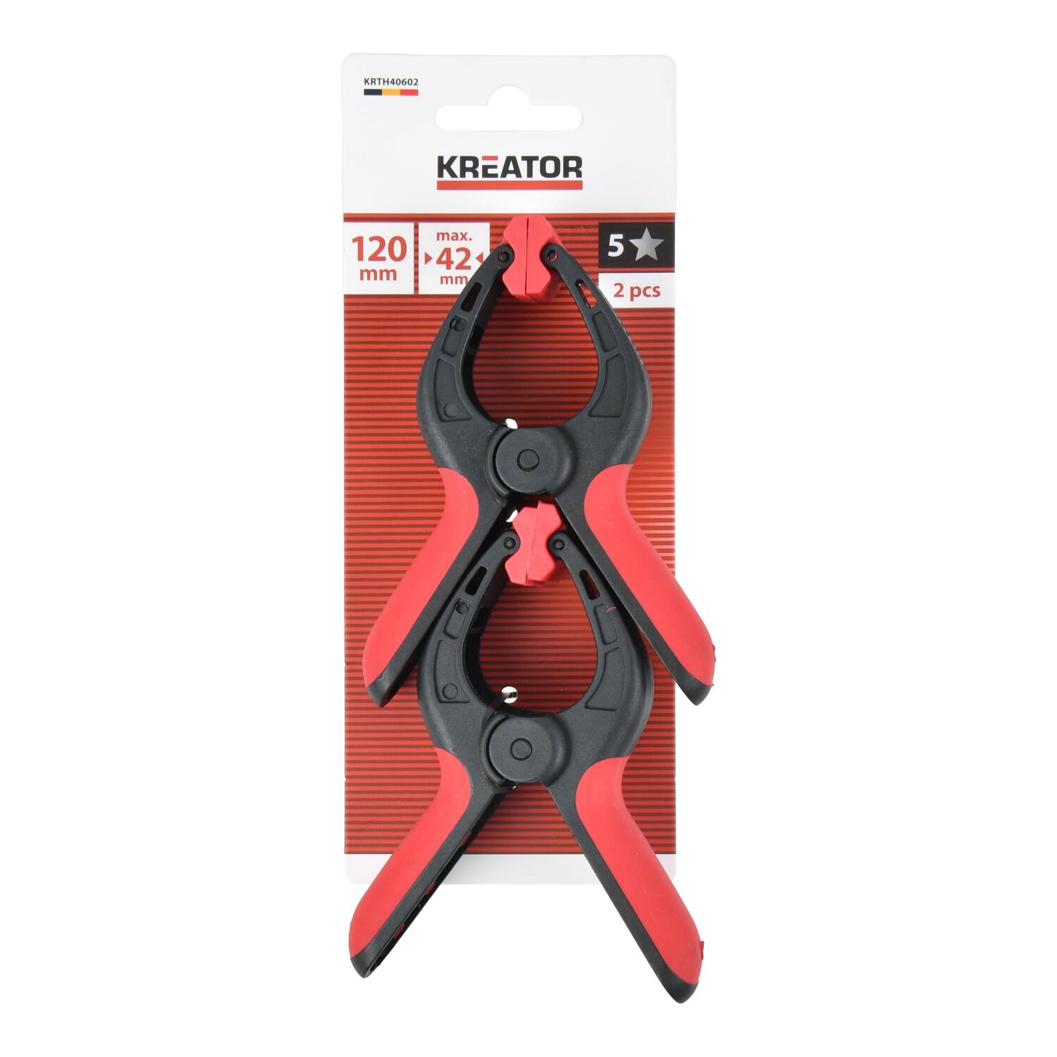 KREATOR Atsperu spīles 120mm 2 gab