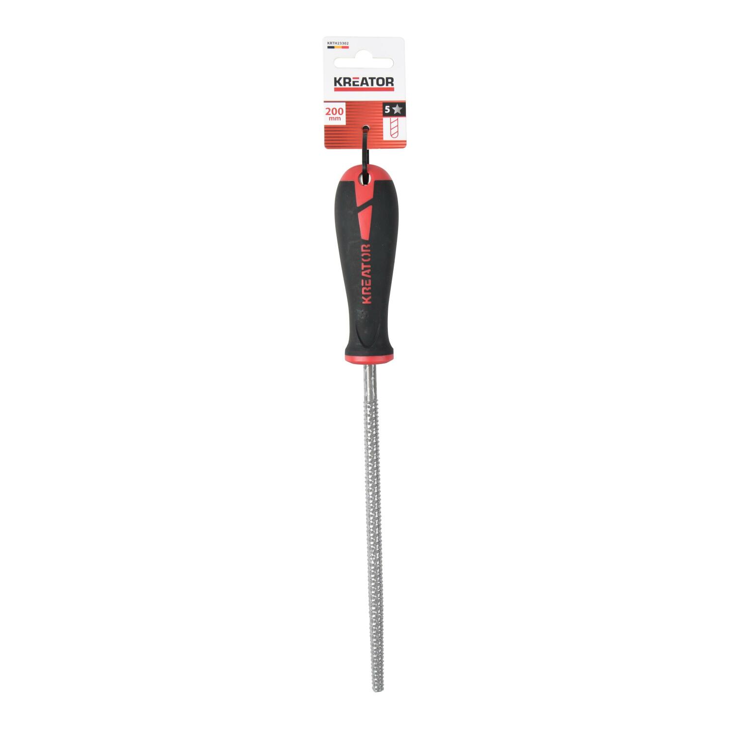 Kreator koka vīle apaļa KRTH23302, 200mm