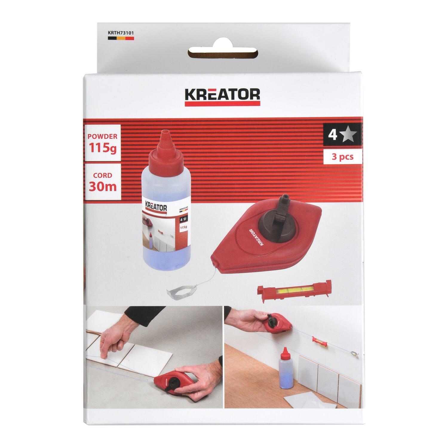 Kreator krīta auklas komplekts KRTH73101, 30