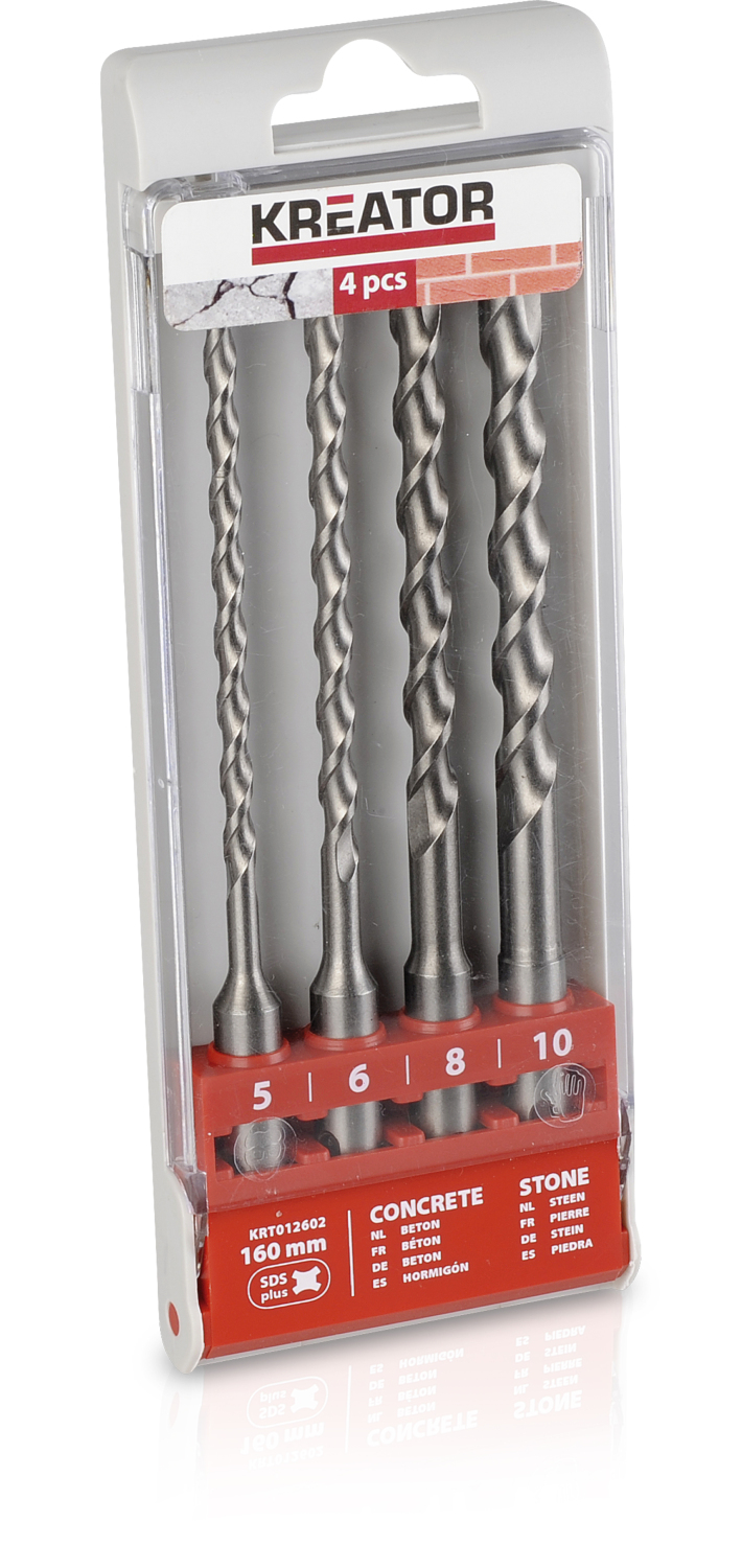 Kreator KRT012602 SDS-plus urbju komplekts betonam