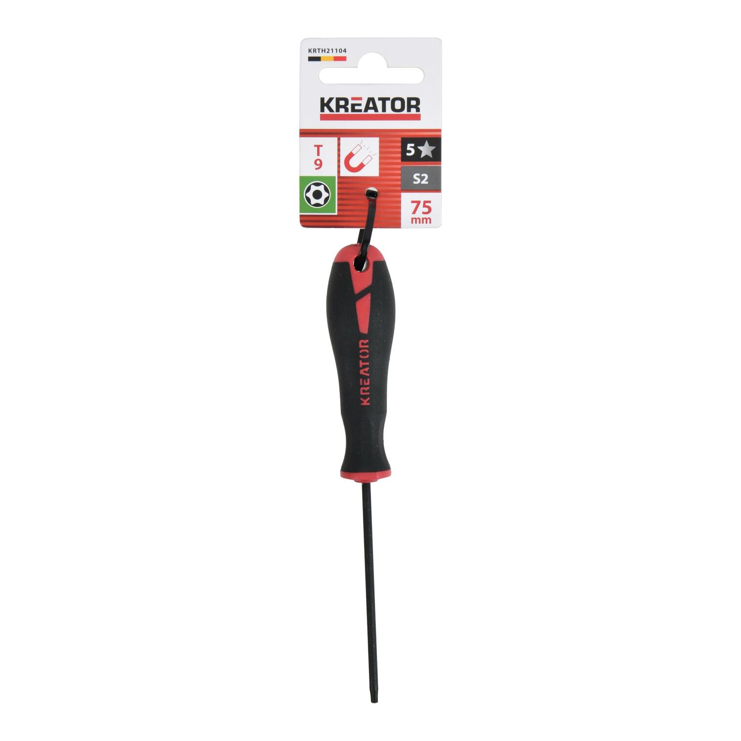 Kreator KRTH21104 Torx skrūvgriezis, 75mm, T9