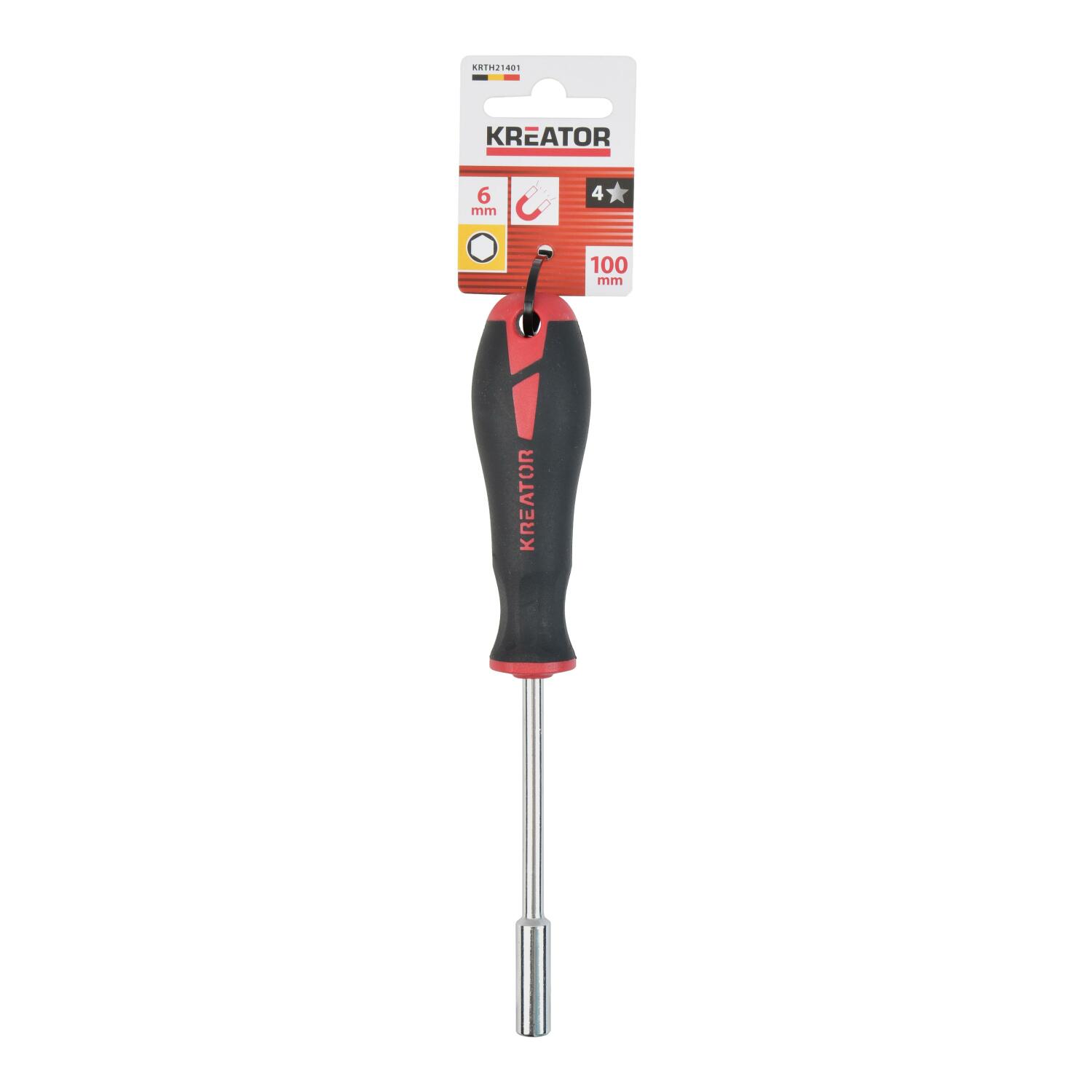 KREATOR Magnētiskais uzgaļu turētājs 6x100mm (KRTH21401)