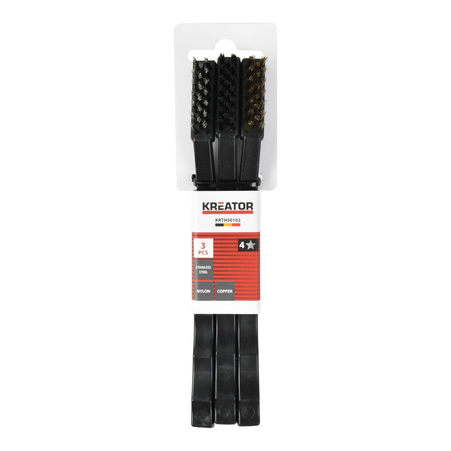 Kreator metāla birstīšu komplekts KRTH50102, 3