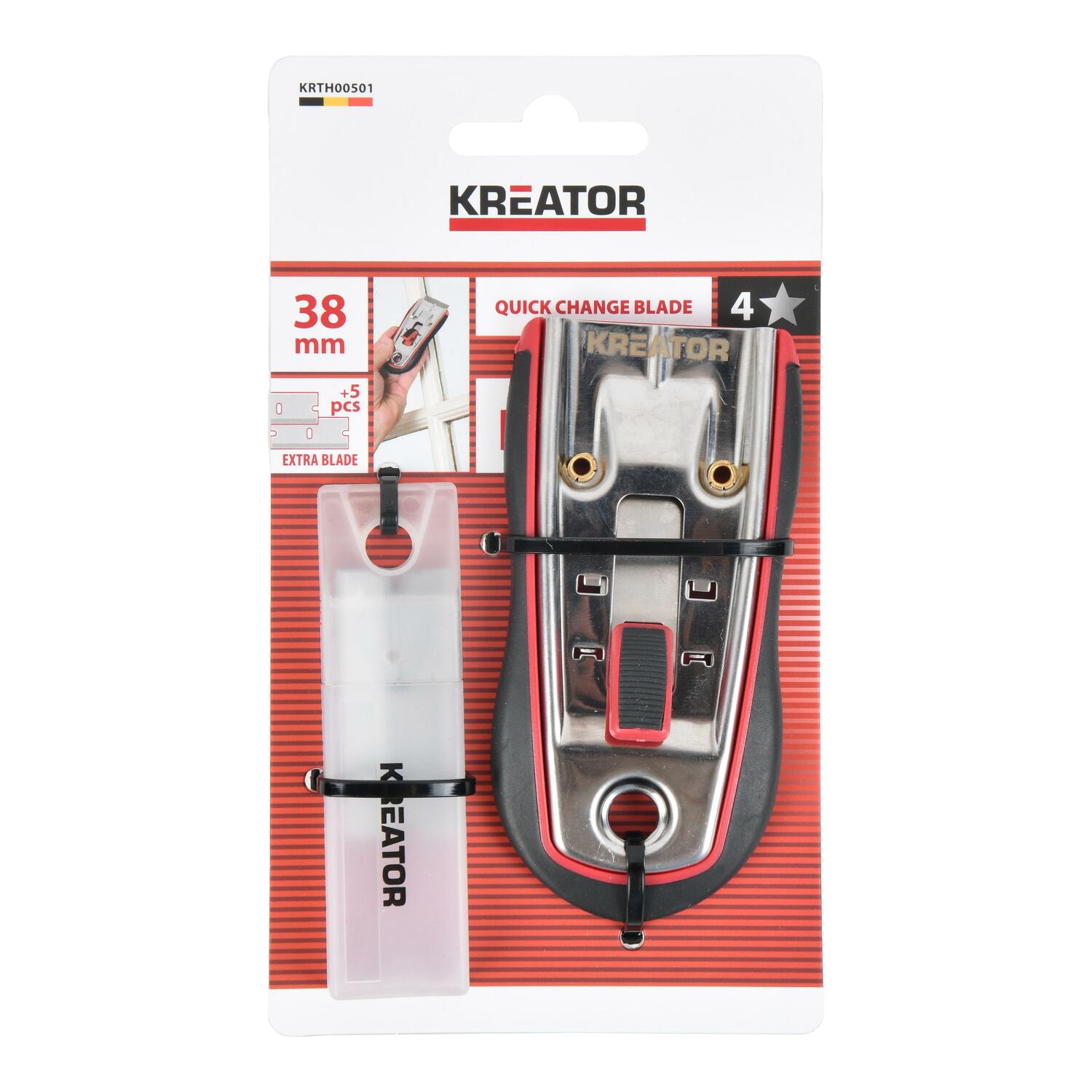Kreator metāla skrāpis KRTH00501, 38 mm