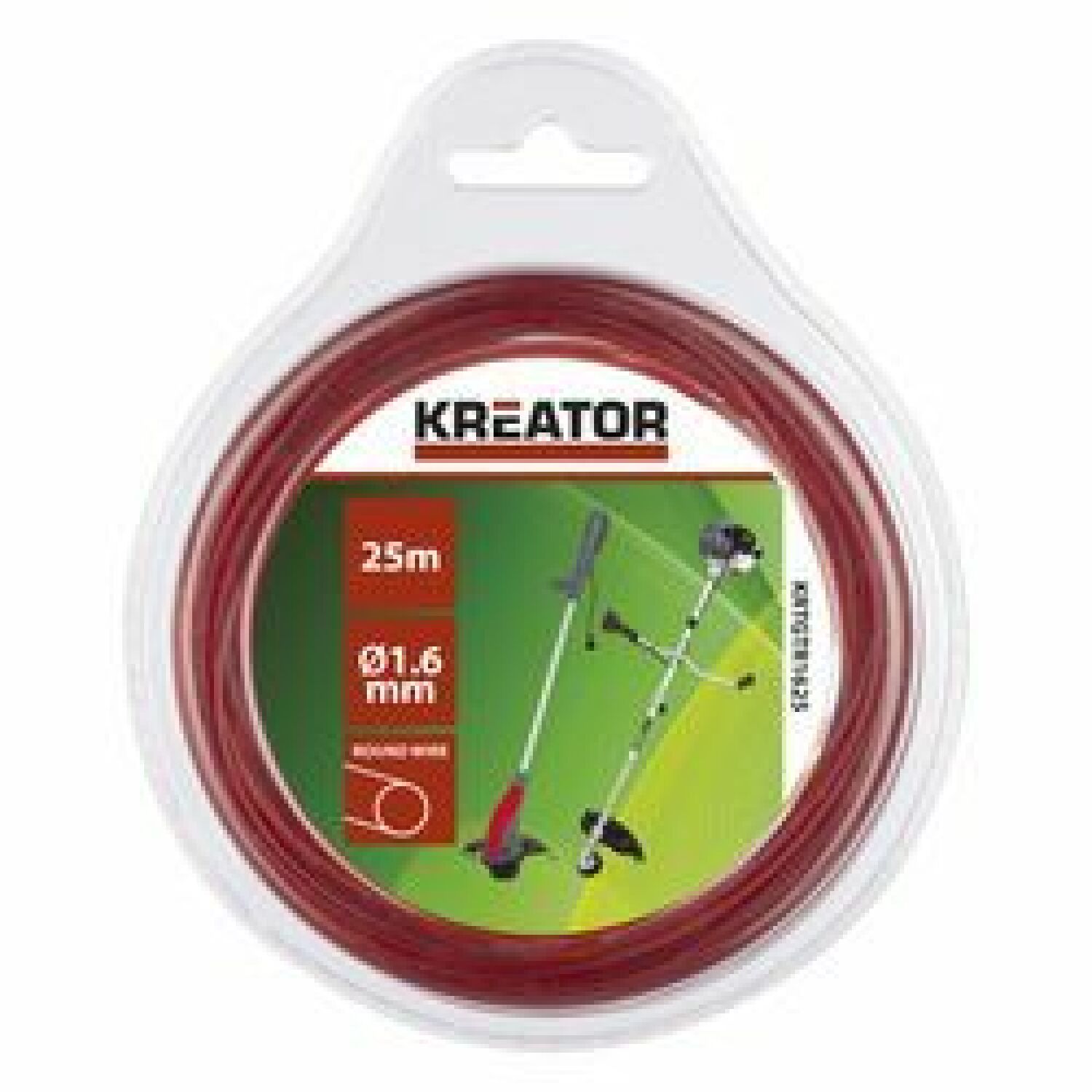 KREATOR Trimmera aukla 1,6mm 25m