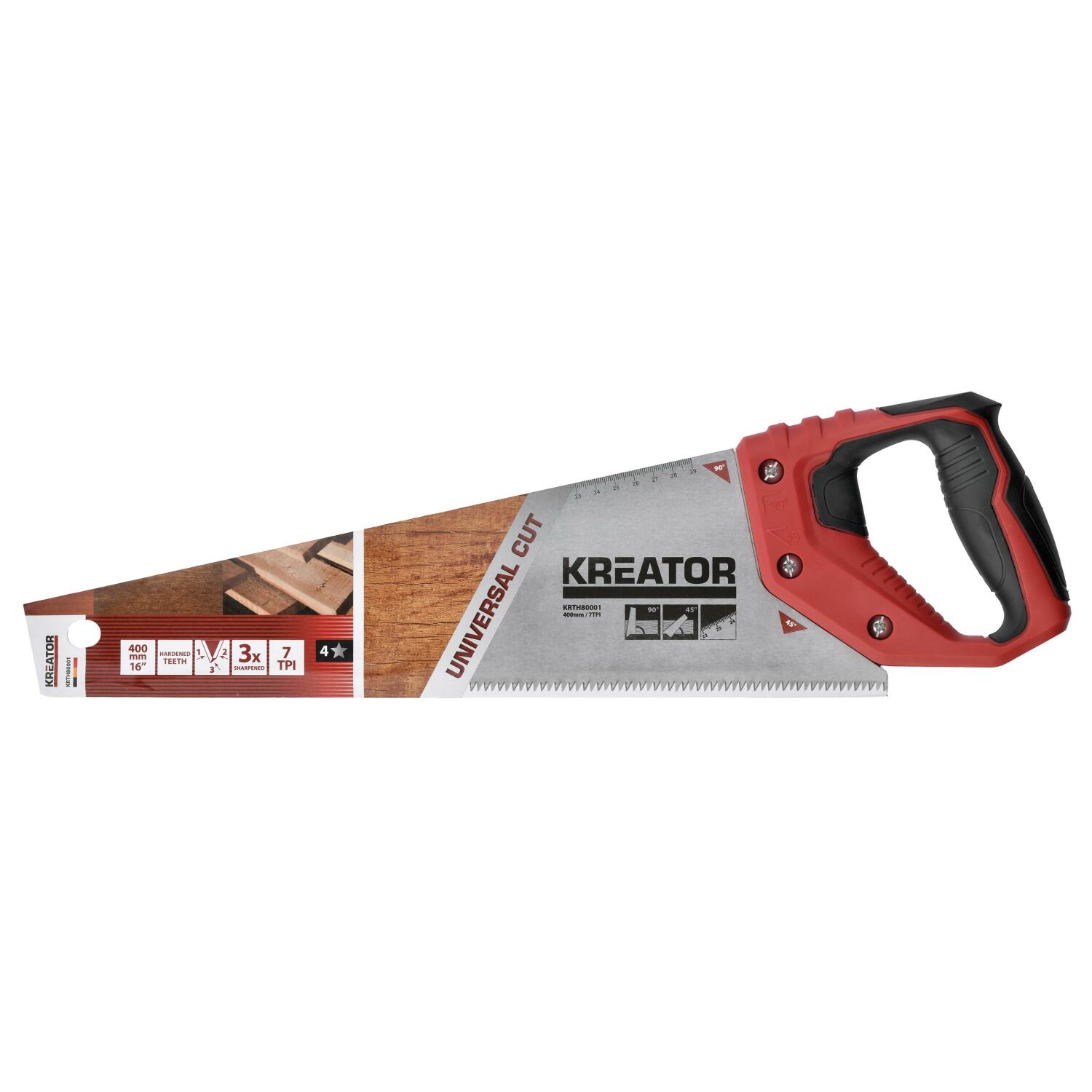 Kreator zāģis 400mm 7 TPI KRTH80001