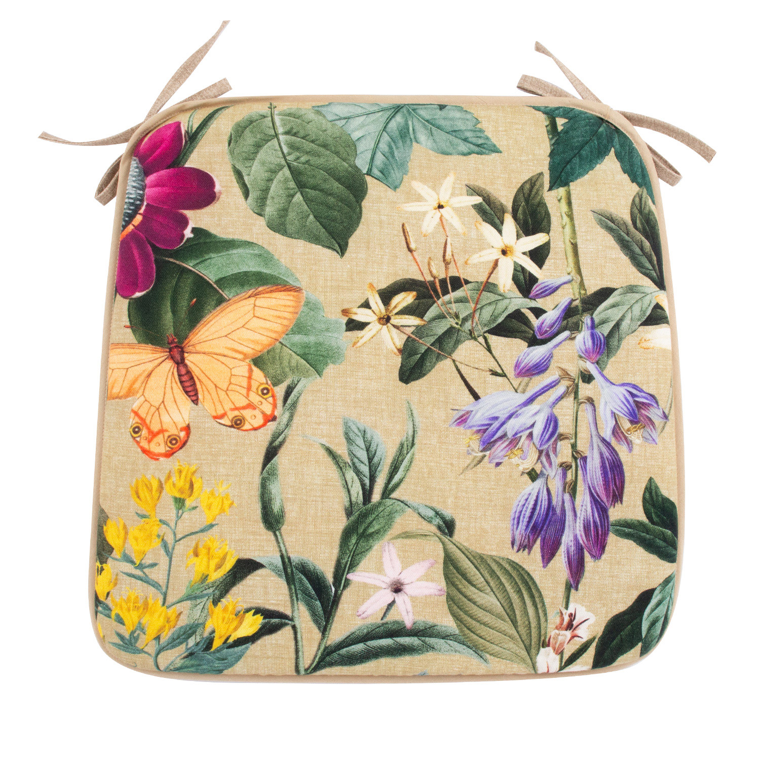 Krēsla pārsegs AMAZONIA 39x39cm, puķains |
