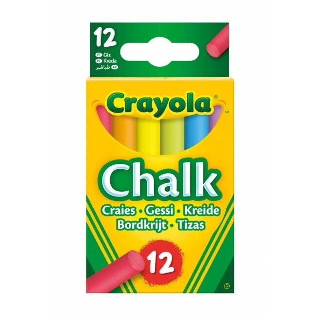 CRAYOLA Krītiņi 12 gab. | 4030301-0022