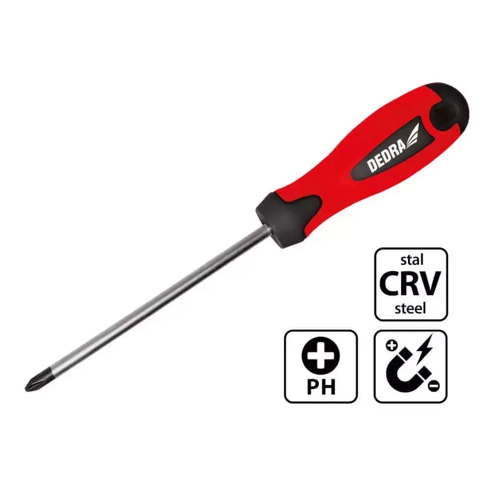 DEDRA-EXIM Krustveida skruvgriezis Phillips PH2x100mm, CrV