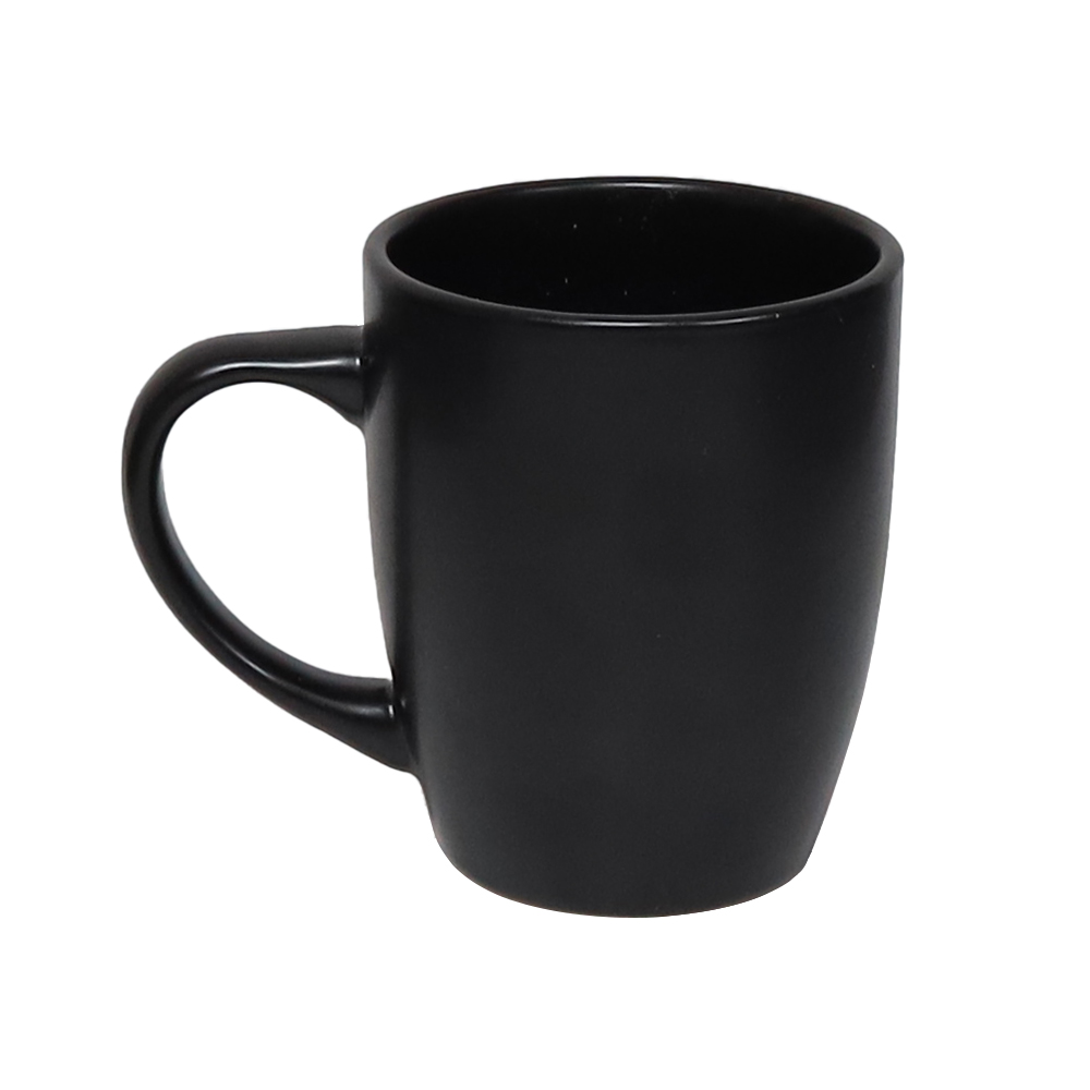 Krūze keramiska Trone 350ml, matēti melna