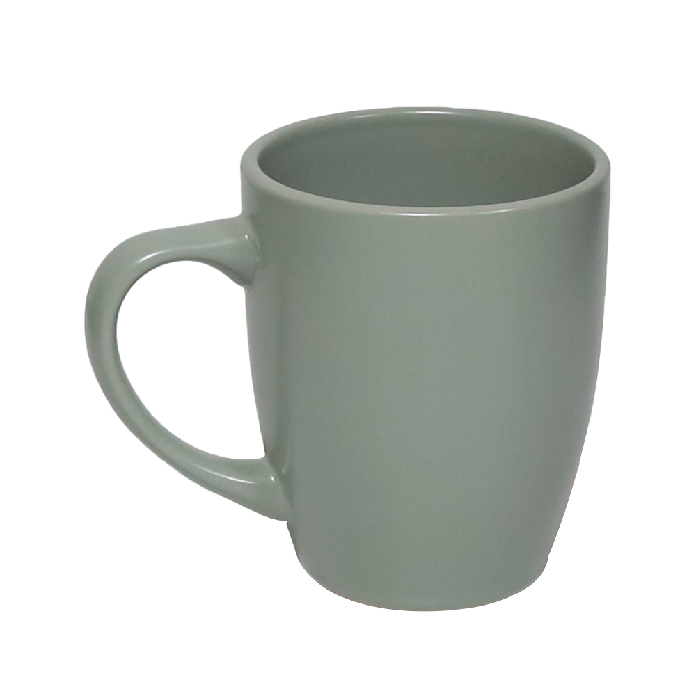 Krūze keramiska Trone 350ml, matēti pelēka