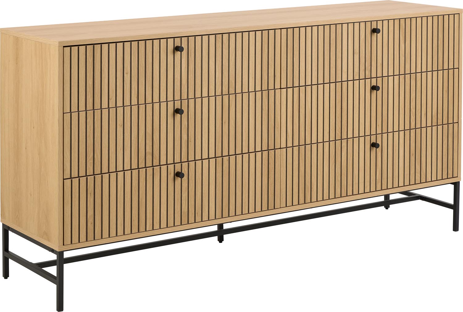 Kumode ALBANY 157,9x40xH80,4cm, dabīga