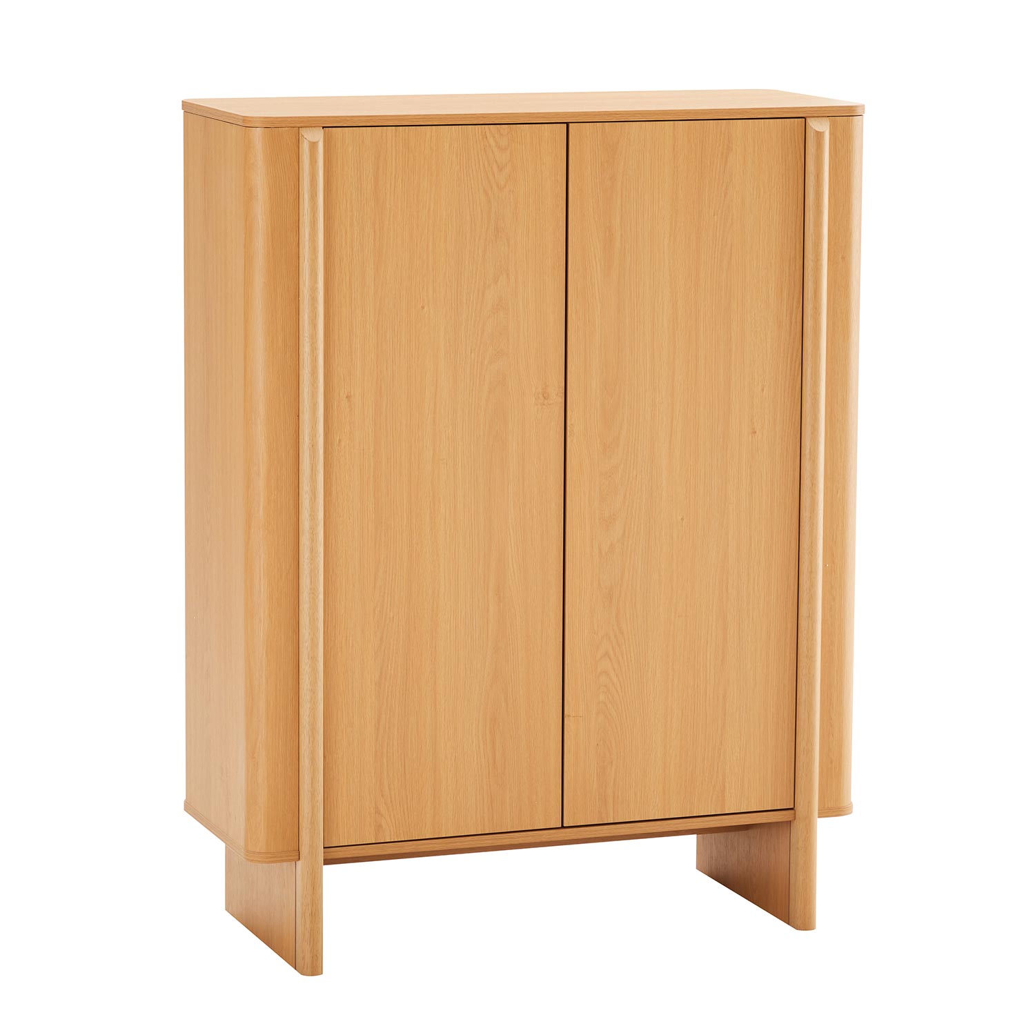 Kumode, augsta MORBEN 100x42xH130cm, melamīns ar