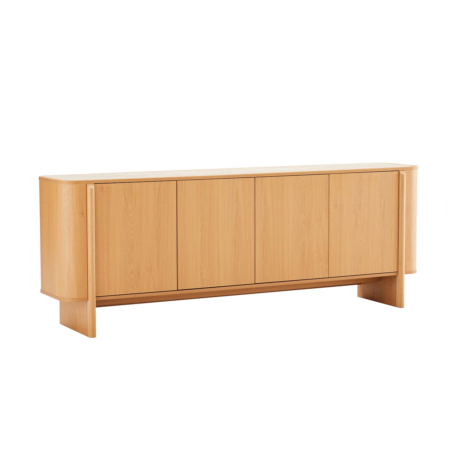 Kumode MORBEN 202,5x42xH75cm, melamīns ar