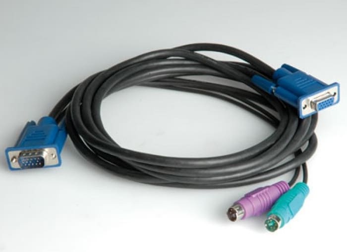 VALUE KVM-kabelis 14.99.3220/21 noir