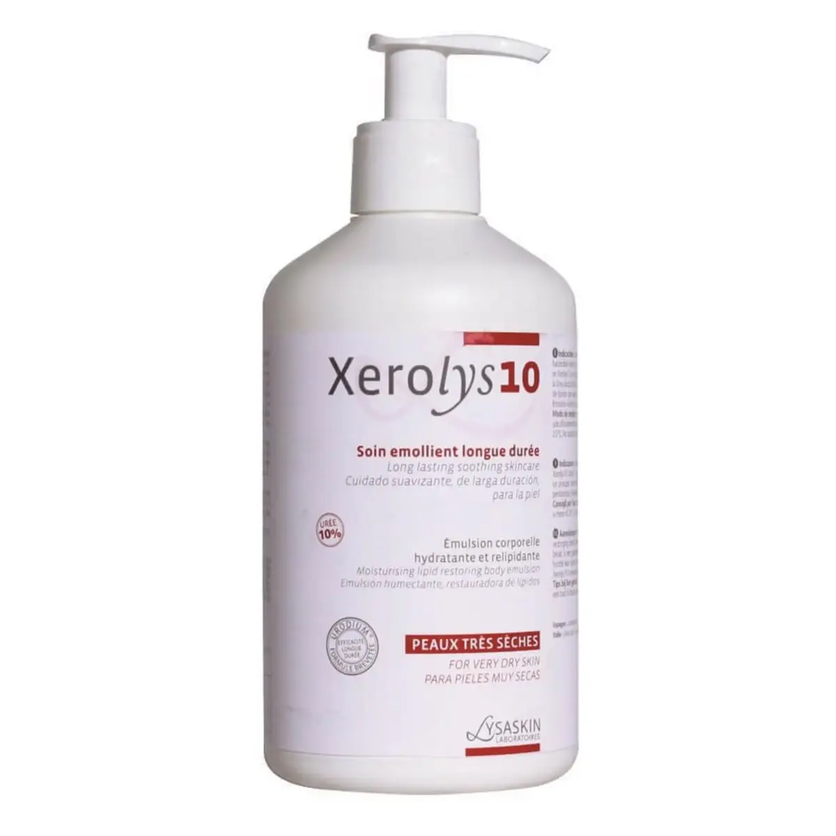 Lab Lysaskin, Xerolys 10, Urodium, Emollient