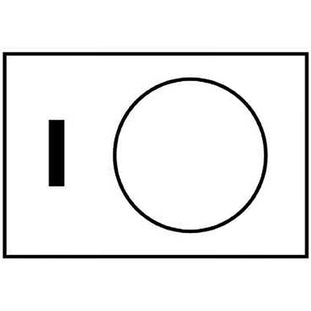SCHNEIDER ELECTRIC Label; white; Button marking: